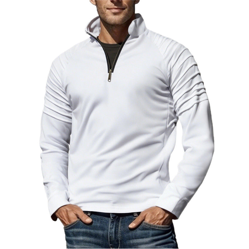 Pull fonctionnel pour hommes avec demi-zip et design moderne Chic und Stil