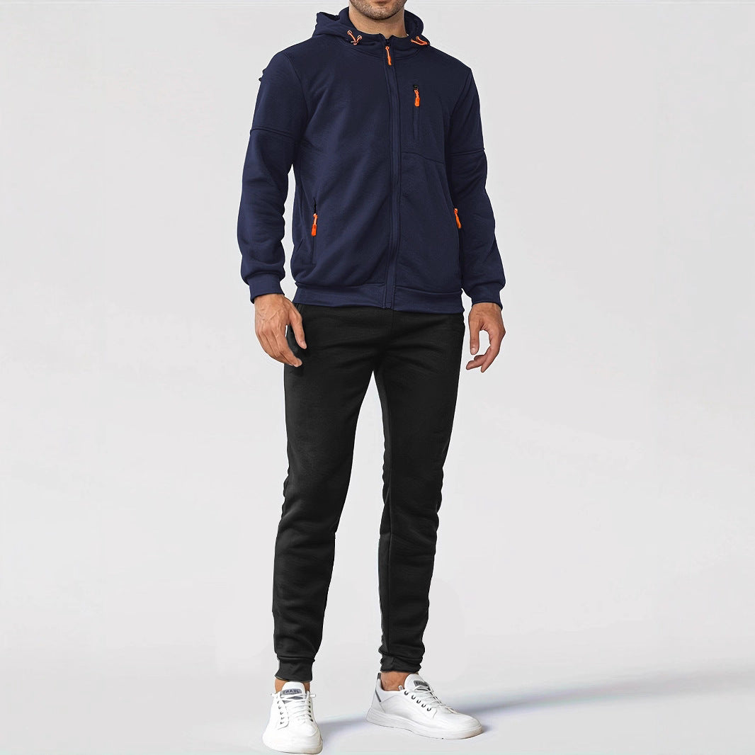 Veste en polaire sportive pour hommes avec poches zippées pratiques Chic und Stil