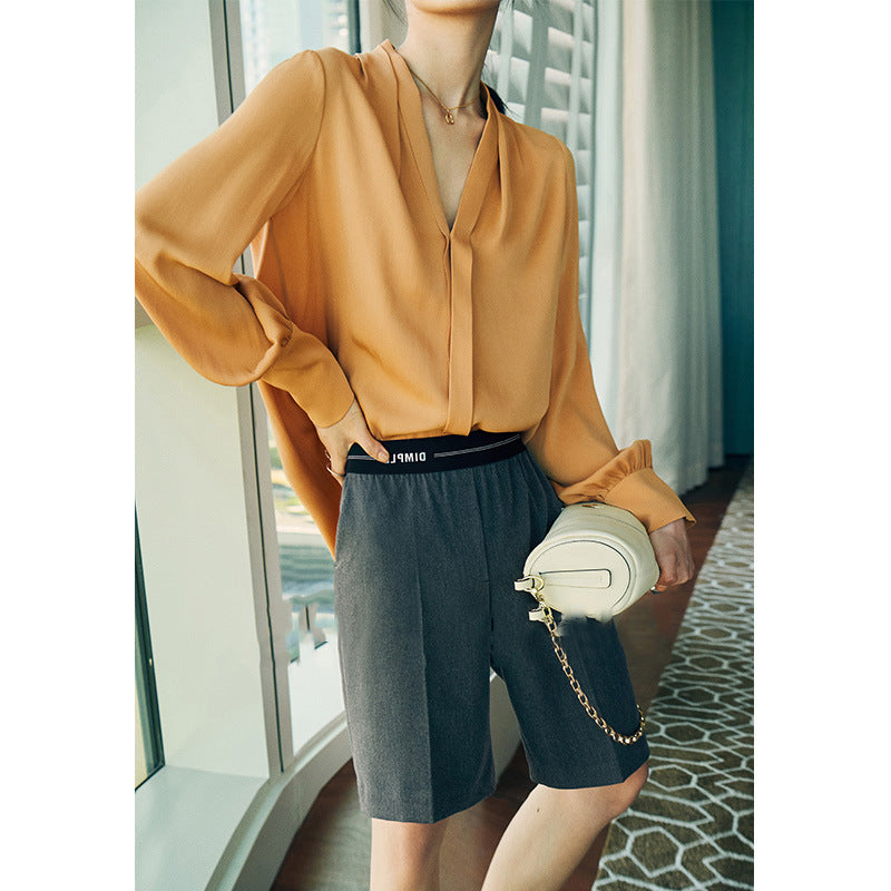 Blouse Élégante Détendue pour Femme Chic und Stil