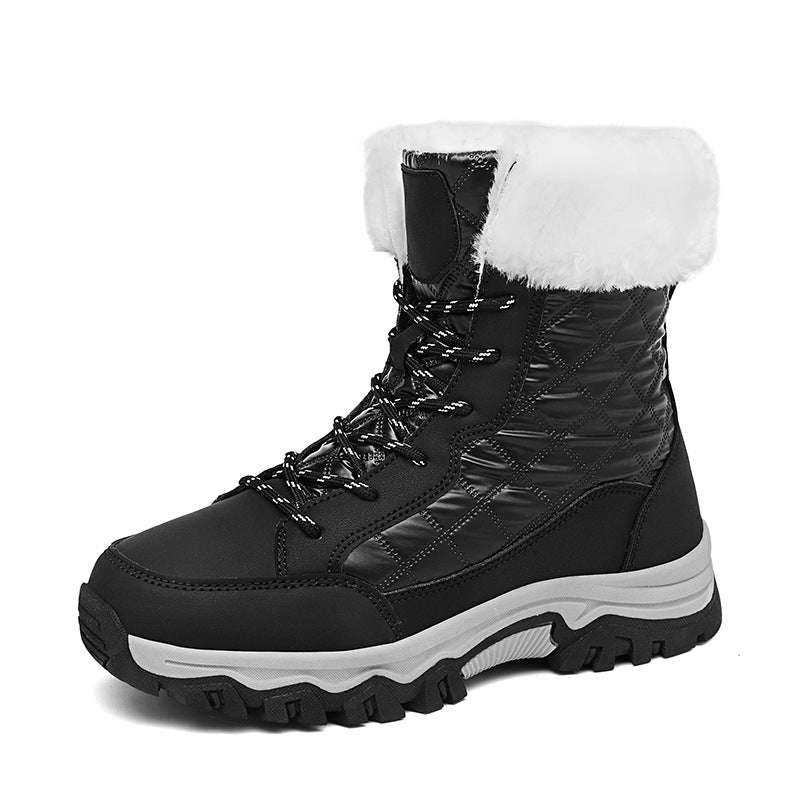 Bottes d'hiver pour femmes doublées avec semelle antidérapante et fourrure synthétique isolante Chic und Stil