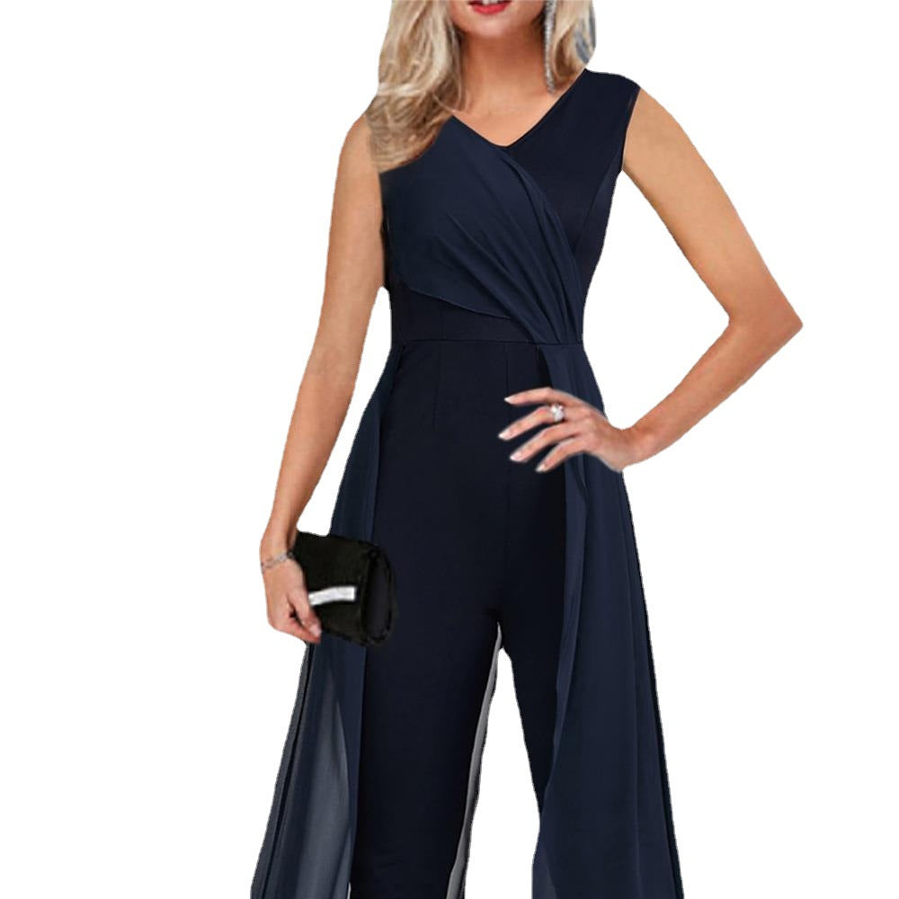 Jupe maxi élégante pour femmes avec superposition transparente Chic und Stil