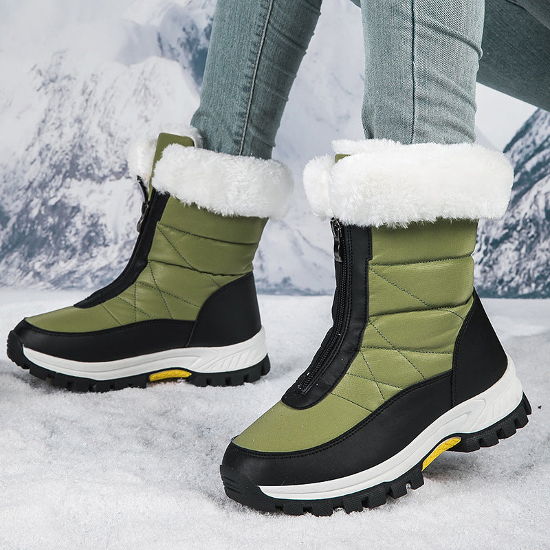 Bottes d'hiver pour femmes avec doublure isolante et semelle extérieure imperméable Chic und Stil