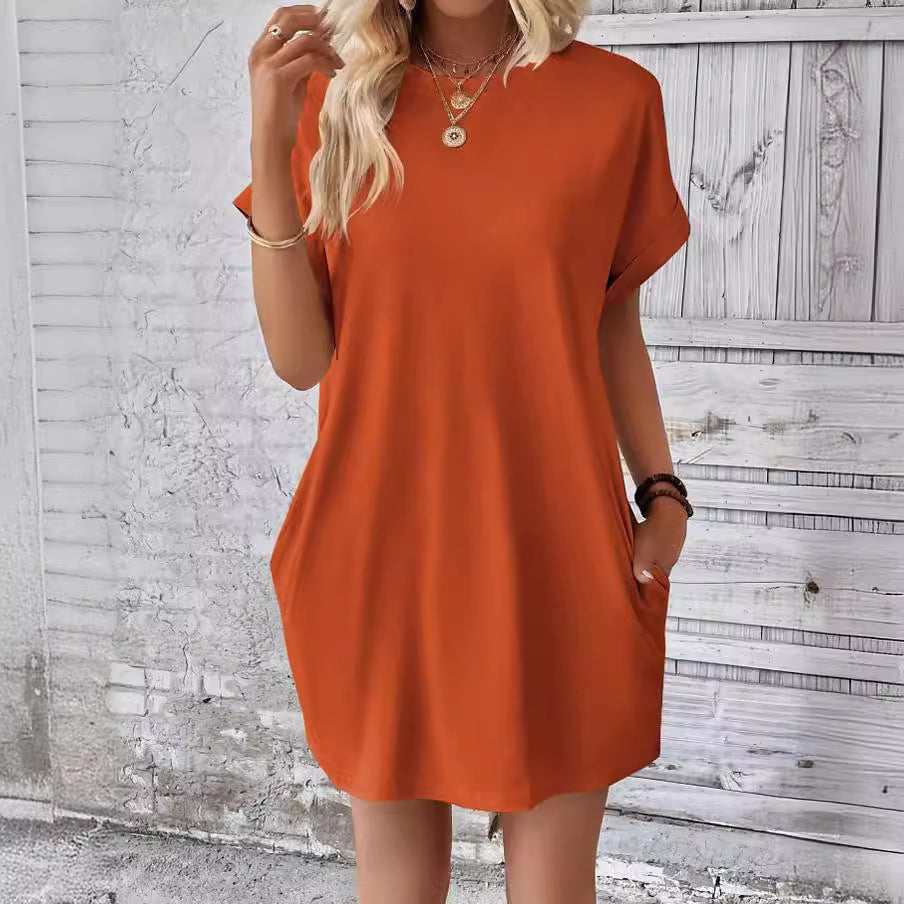 Robe T-shirt décontractée femme Chic und Stil