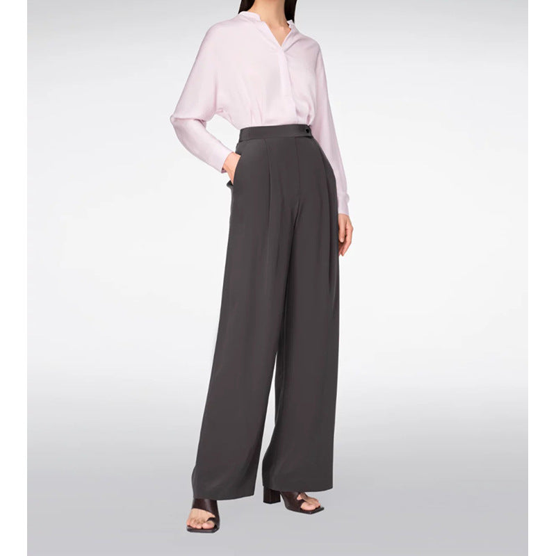 Blouse Femme Stylée Col V Chic und Stil