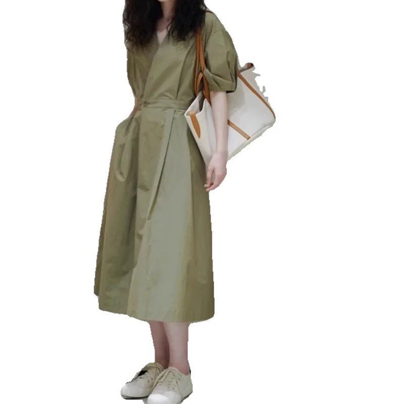 Robe portefeuille décontractée pour femme Chic und Stil