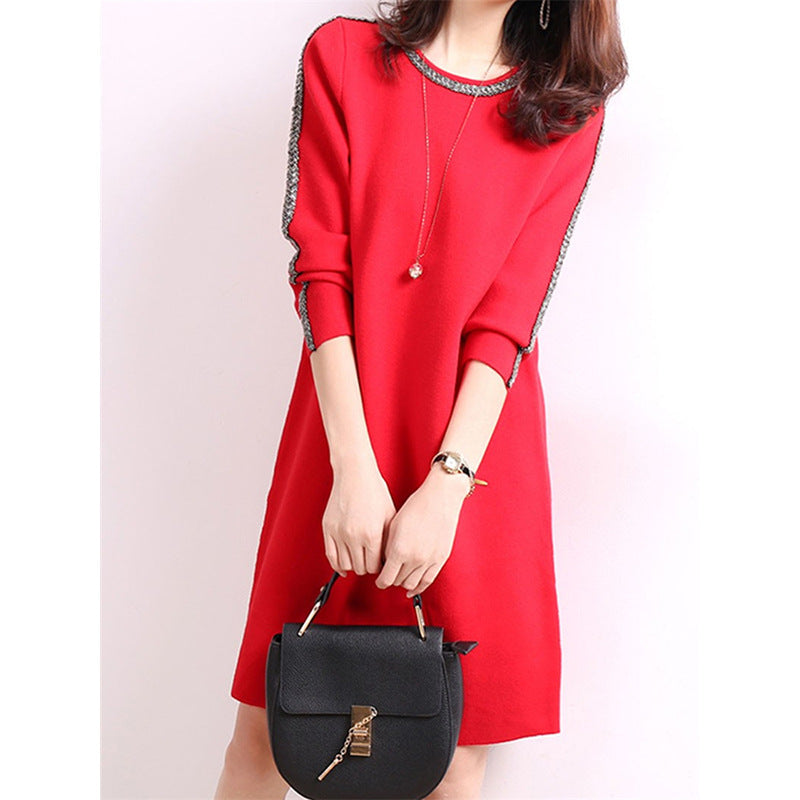 Robe pull décontractée élégante pour femmes Chic und Stil