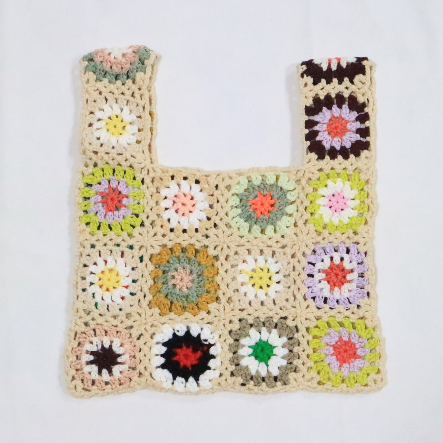 Sac à main en patchwork au crochet pour femmes Chic und Stil