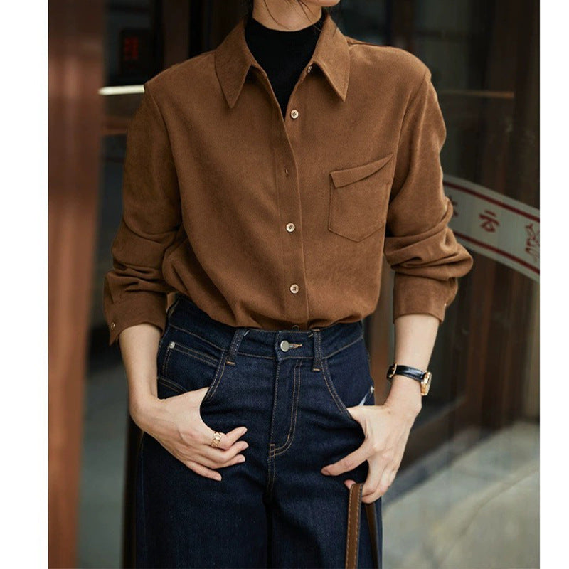 Chemise décontractée à boutons pour femmes Chic und Stil