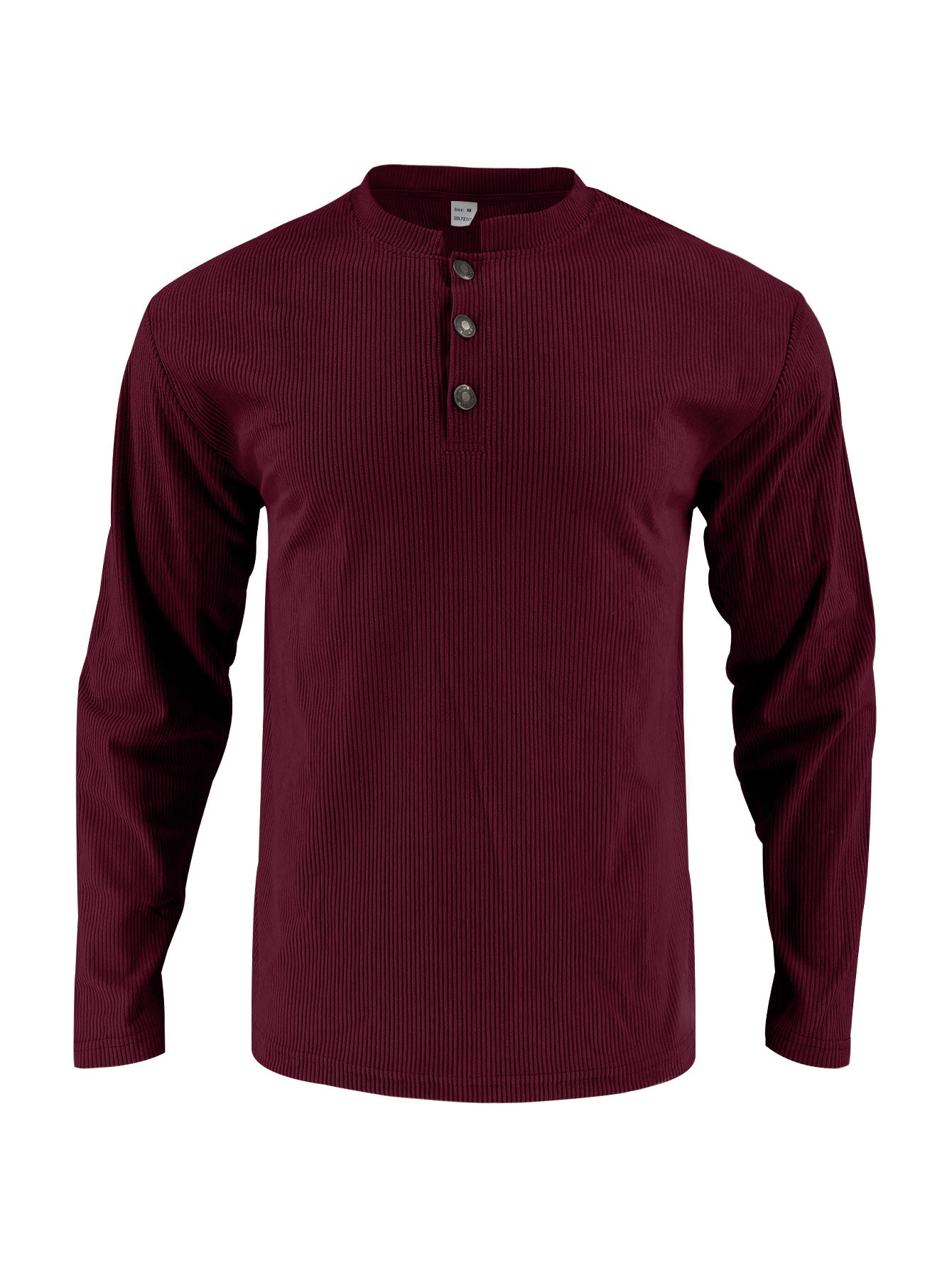 Chemise à manches longues pour hommes avec patte de boutonnage confortable et design texturé Chic und Stil