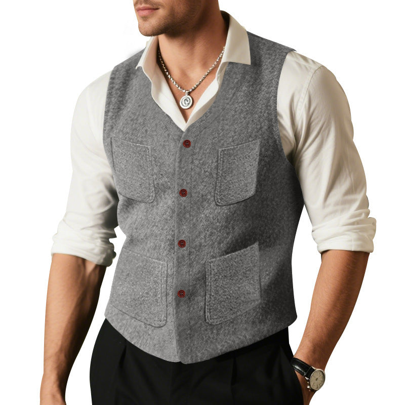 Gilet multifonctionnel pour hommes avec poches pratiques Chic und Stil