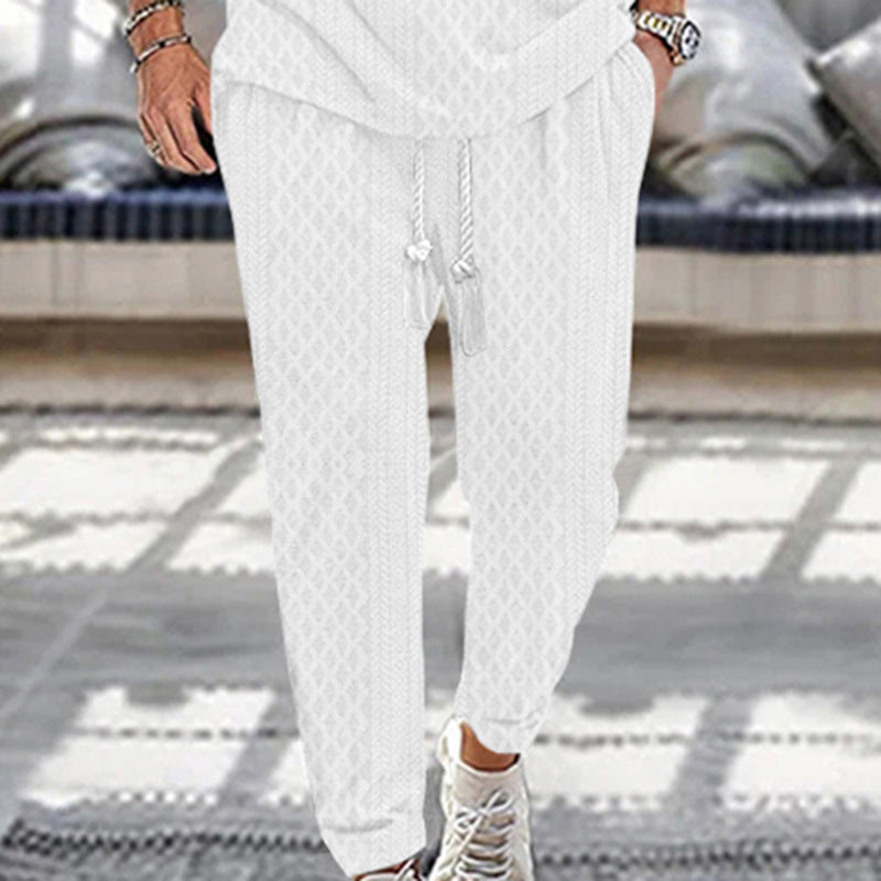 Men's sporty jogger pants with modern accents Chic and Style