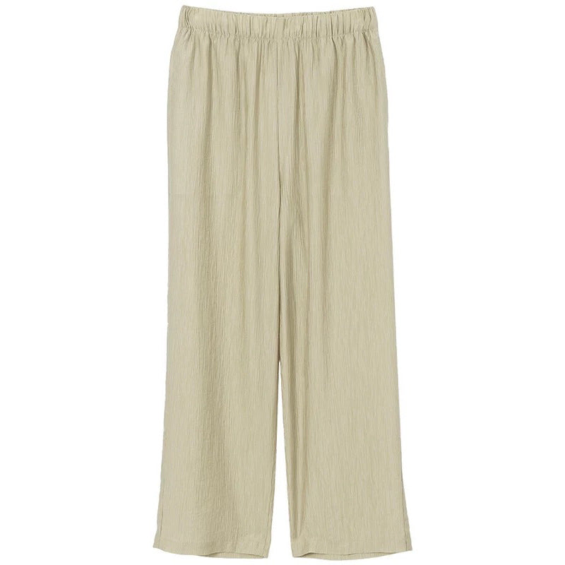 Pantalons légers froissés pour femmes Chic und Stil
