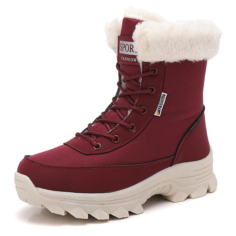 Bottes d'extérieur d'hiver pour femmes avec doublure isolante thermique et semelle antidérapante Chic und Stil