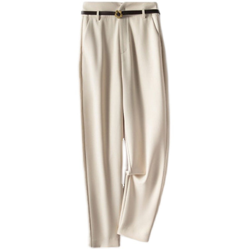 Pantalons cintrés taille haute pour femmes Chic und Stil 1750846601