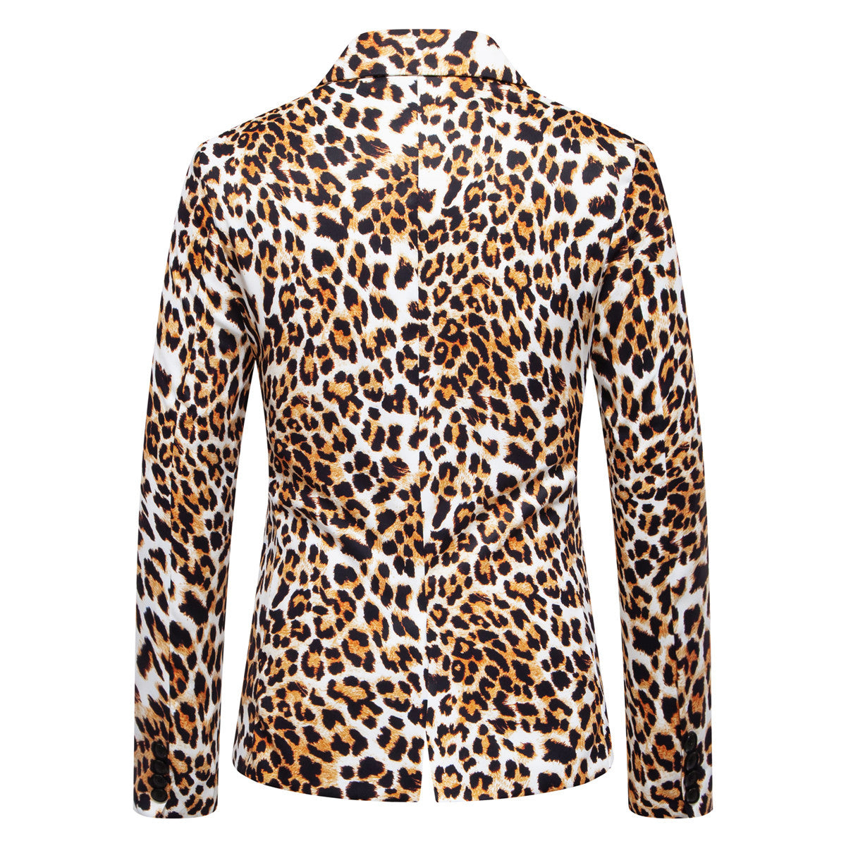 Blazer de costume élégant pour homme avec un motif léopard frappant Chic und Stil