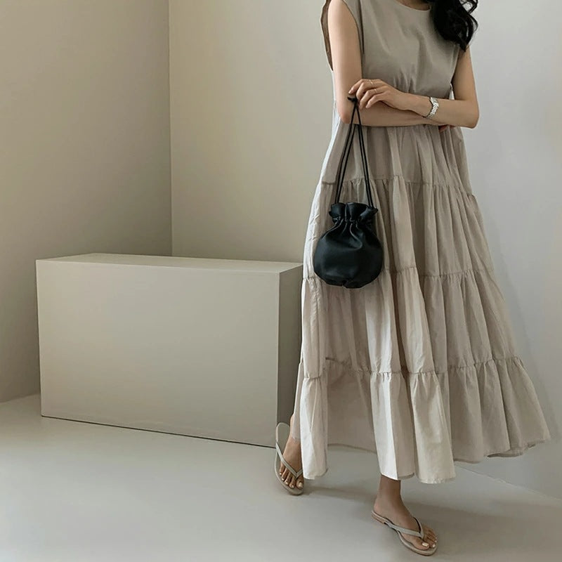 Robe maxi à paliers Chic und Stil pour dames
