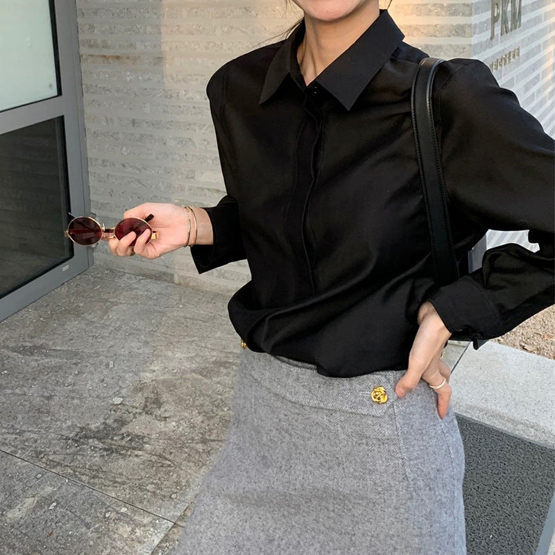 Chemise classique à manches longues pour femmes Chic und Stil 1750846260