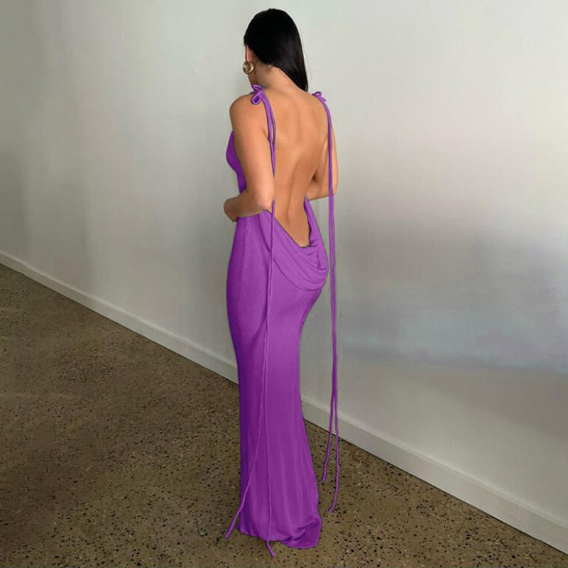 Robe moulante à volants pour femmes avec bretelles réglables Chic und Stil