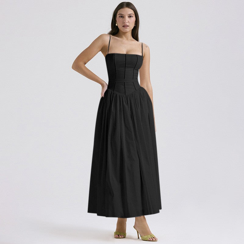 Robe maxi sans bretelles élégante Chic und Stil