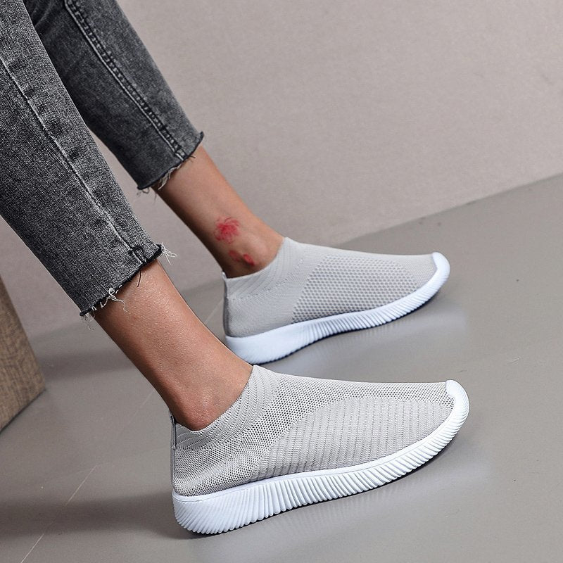 Baskets dames à enfiler respirantes avec dessus élastique et semelle amortissante Chic und Stil