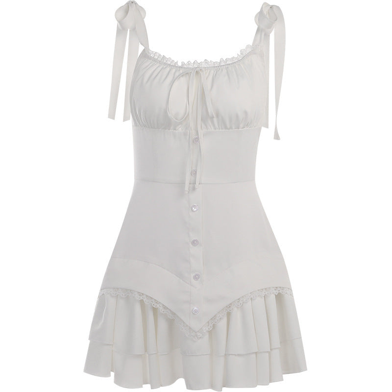 Robe Mini à Volants Chic und Stil pour Femmes