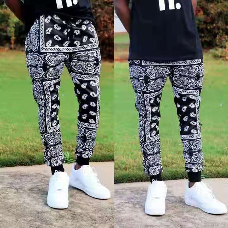 Pantalon de jogging décontracté pour hommes avec motif bandana unique Chic und Stil