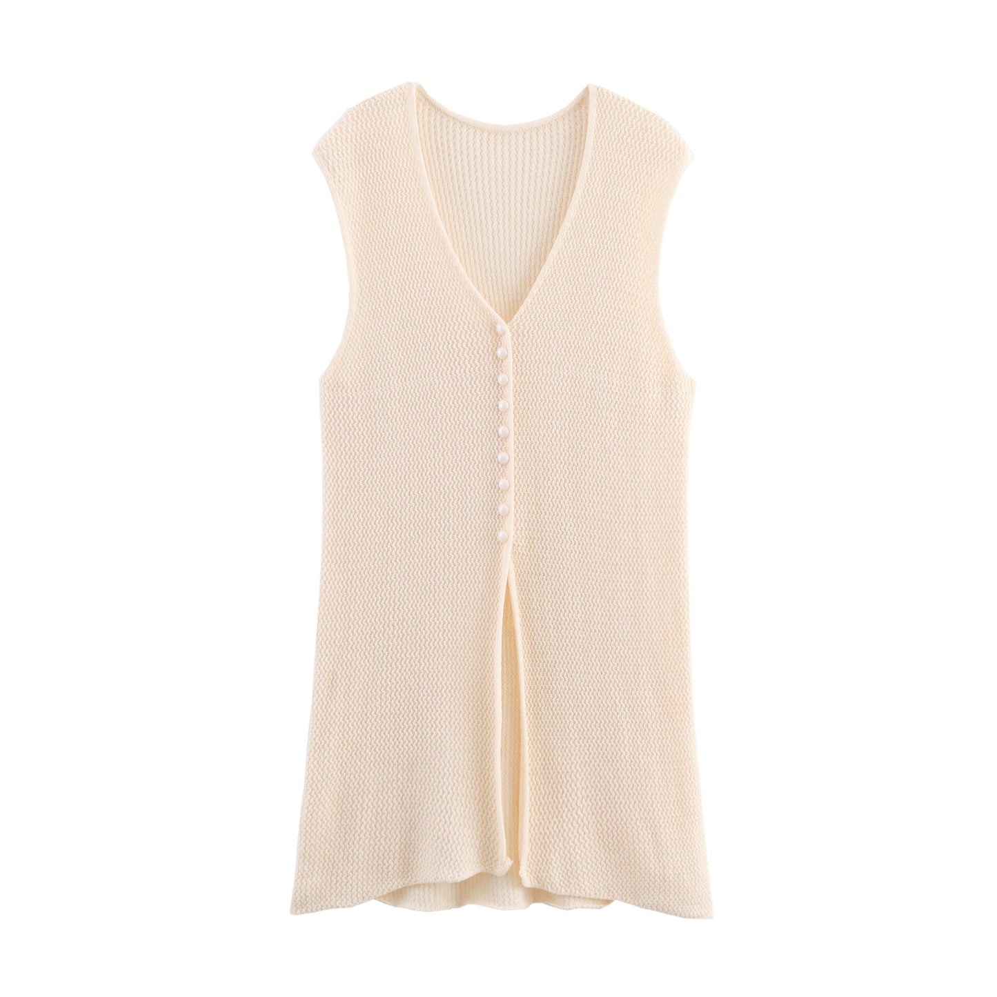 Cardigan en tricot pour femmes avec design asymétrique et élégant ceinturon à la taille Chic und Stil