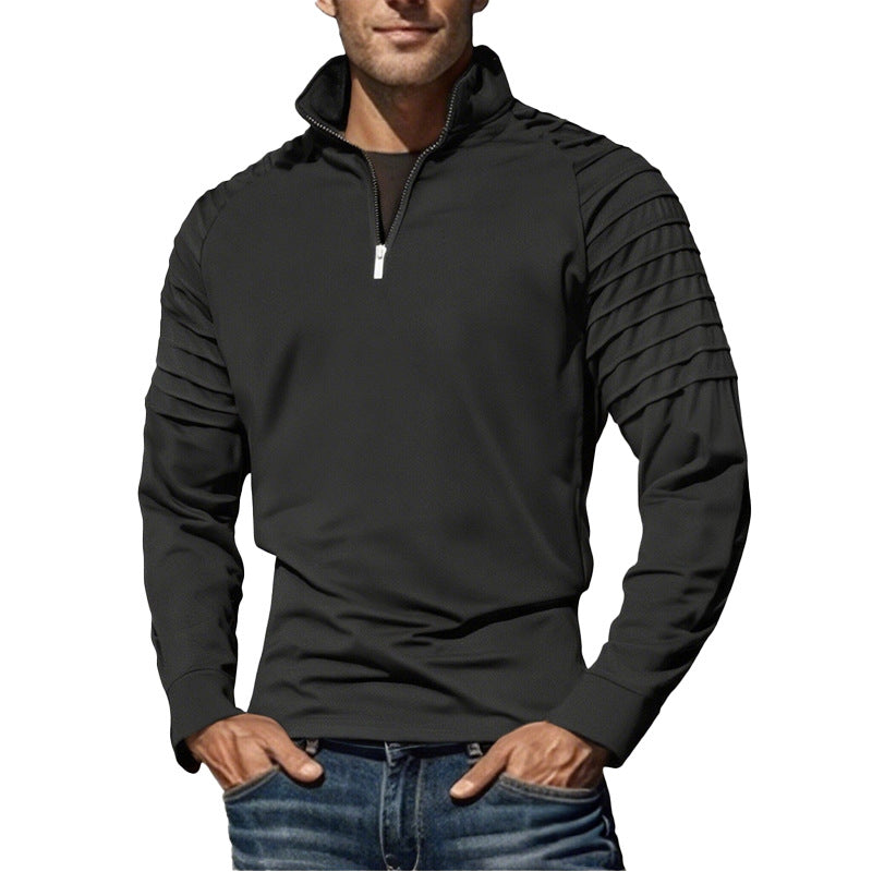 Pull fonctionnel pour hommes avec demi-zip et design moderne Chic und Stil
