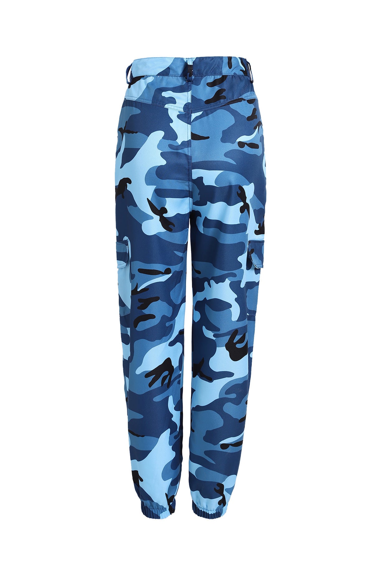 Pantalon cargo pour femmes au design camouflage moderne avec poches pratiques et taille élastique Chic und Stil