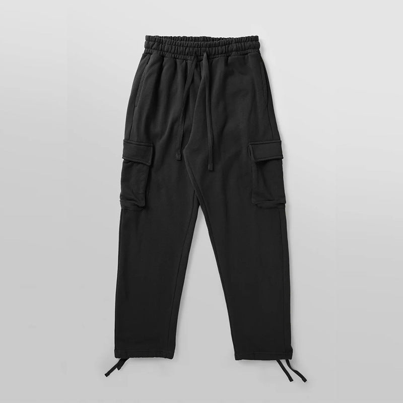 Pantalon cargo pour hommes avec taille élastique et poches fonctionnelles Chic und Stil