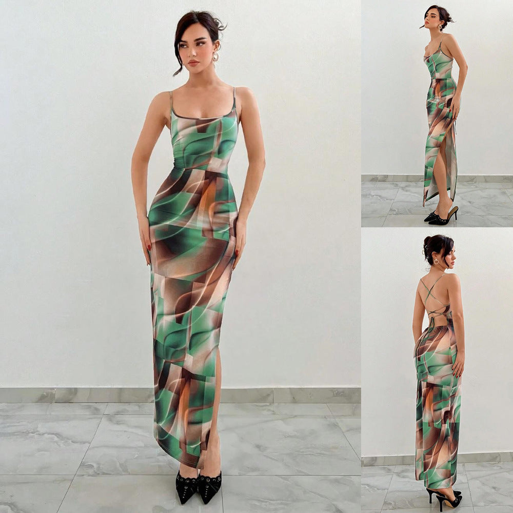 Robe Maxi Slip Femme Chic und Stil