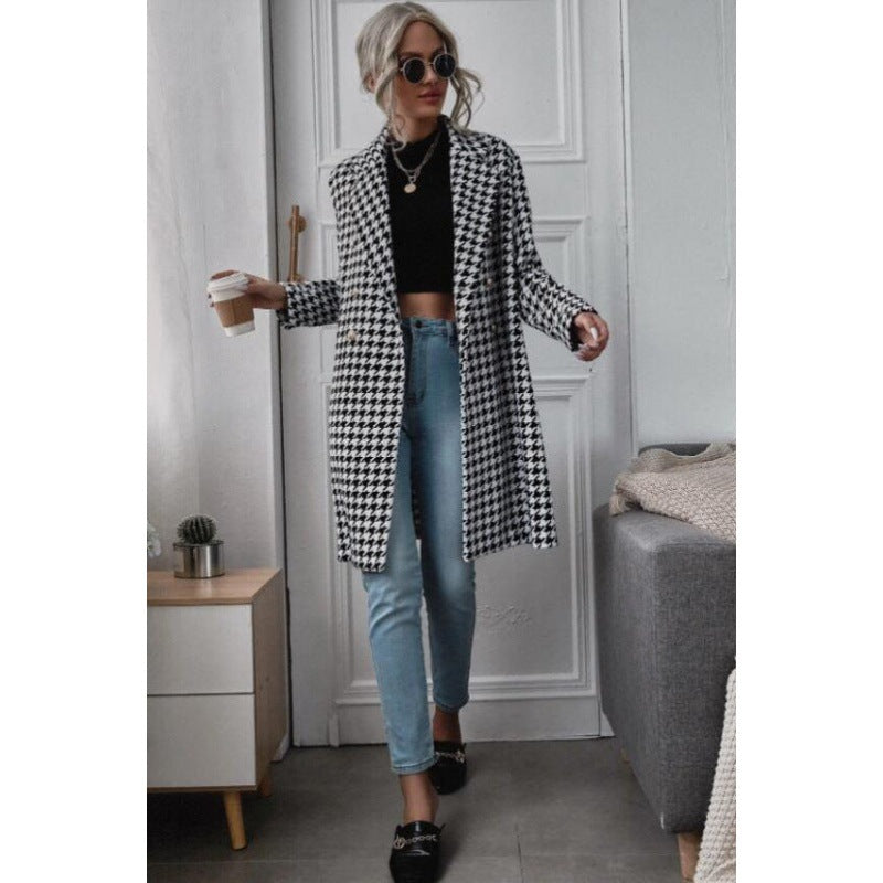 Blazer oversize pour femmes dans un design exclusif en pied-de-poule Chic und Stil