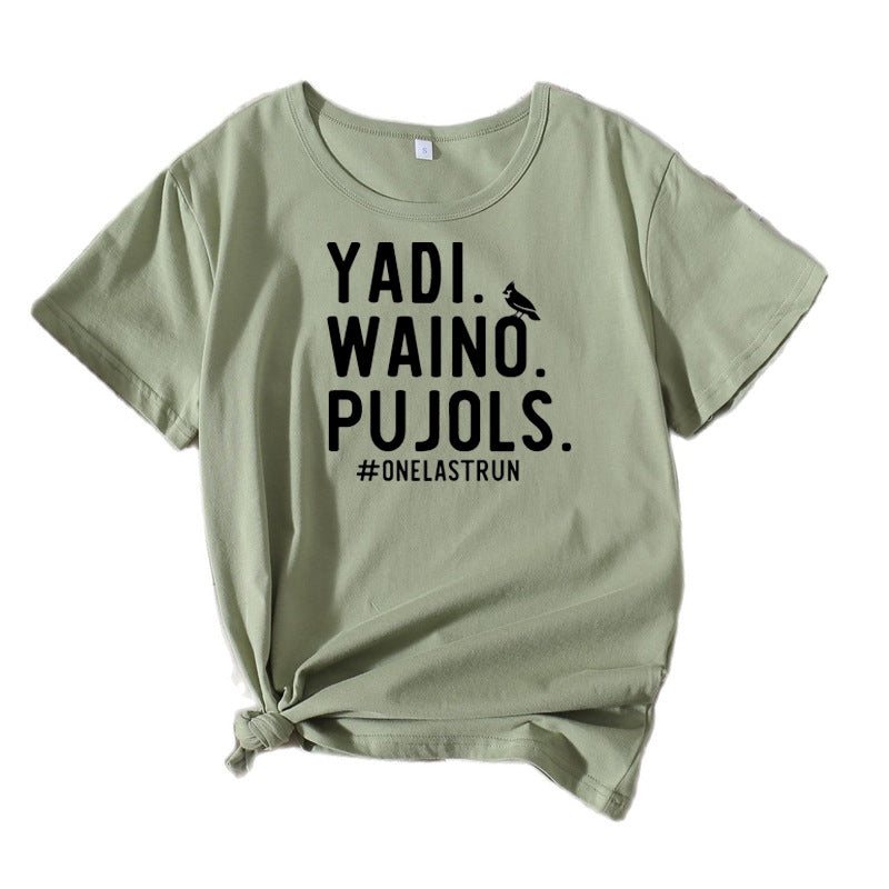 T-shirt graphique de loisirs pour femmes Chic und Stil
