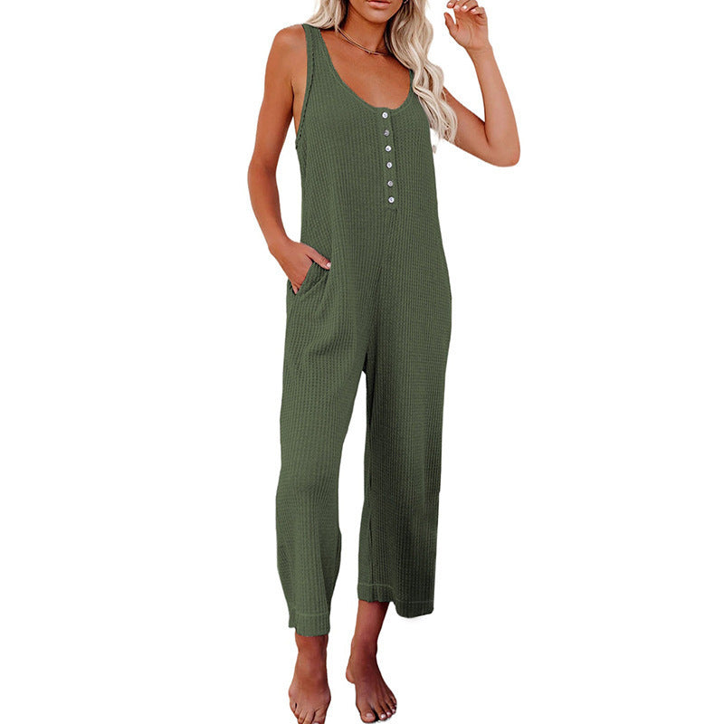 Combinaison pour dames avec patte de boutons et poches Chic und Stil