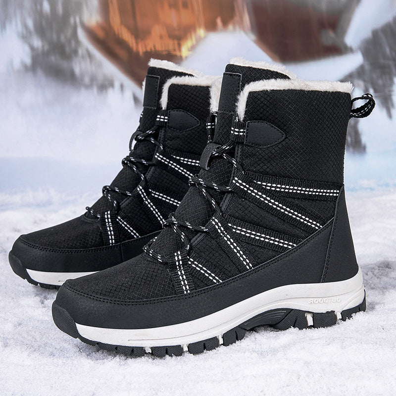 Bottes d'hiver pour femmes avec doublure isolante et semelle antidérapante Chic und Stil