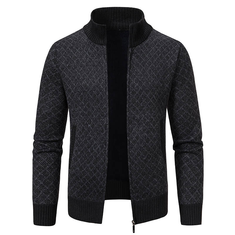 Blazer en tricot élégant pour hommes avec motif texturé Chic und Stil