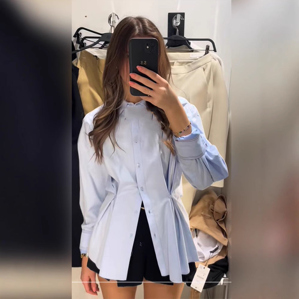 Chemise grande taille pour femmes avec détail élégant de lacets Chic und Stil