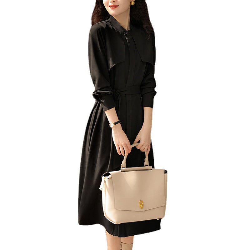 Robe midi pour femmes avec cape détachable Chic und Stil