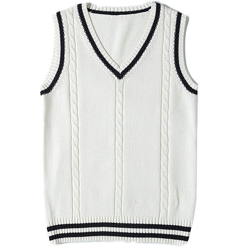 Ladies knitted vest Chic und Stil