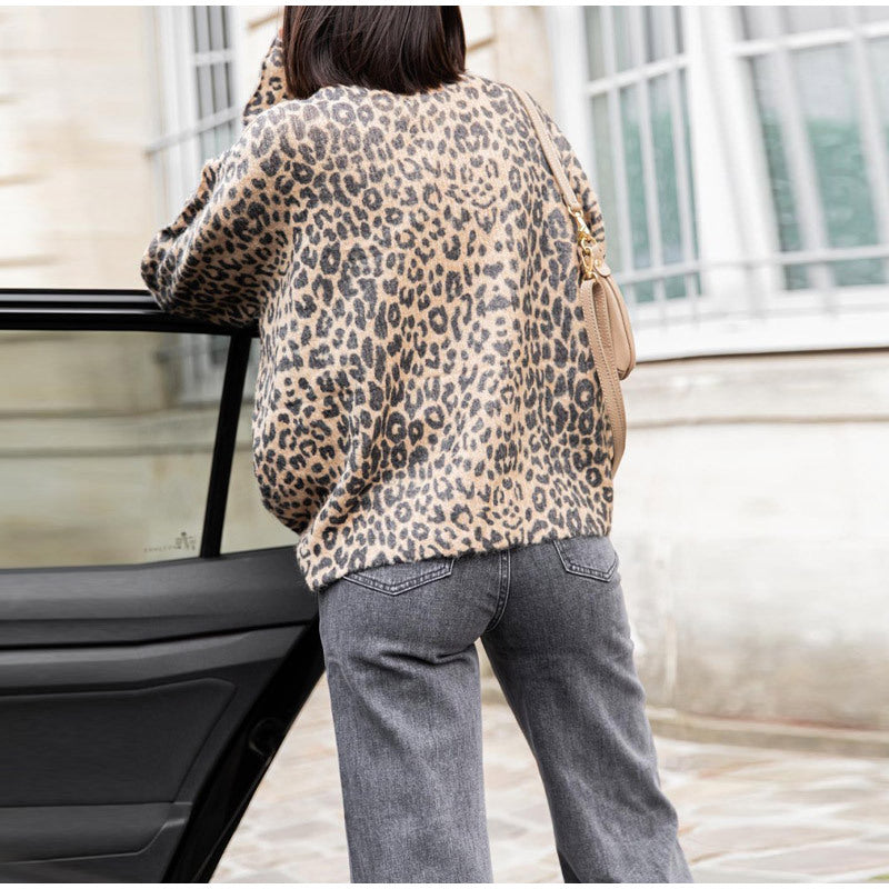 Cardigan tendance pour femmes avec motif animalier Chic und Stil
