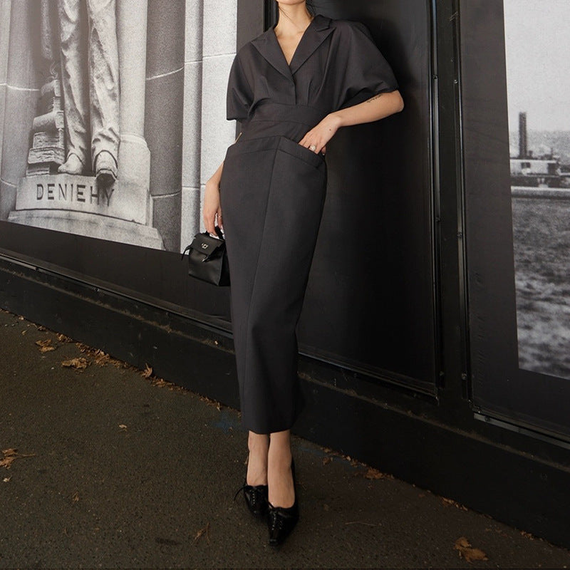 Combinaison midi ajustée pour femme Chic und Stil