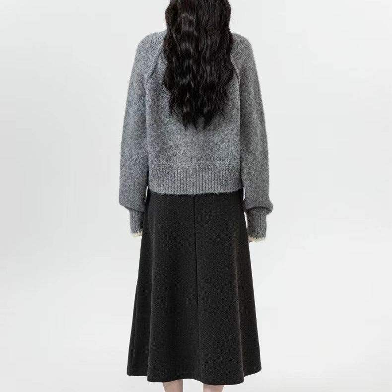 Dames Pull en tricot doux avec coupe ample et manches longues Chic und Stil