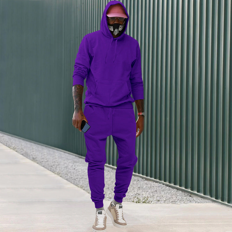 Chic und Stil Men's Casual Set with Hoodie and Jogging Pants