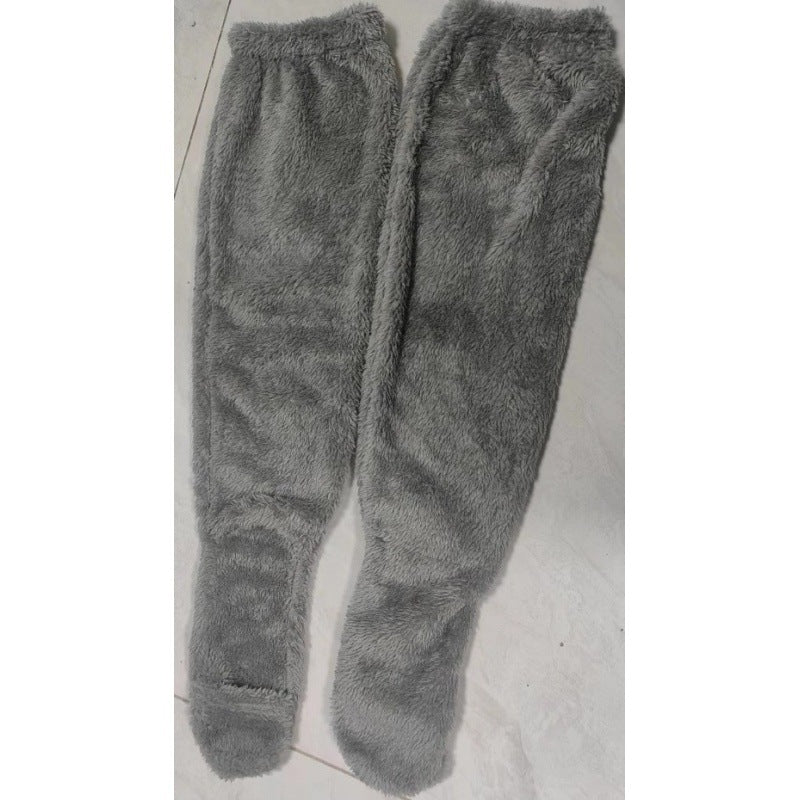 Chaussettes Overknee douces en polaire pour femmes Chic und Stil