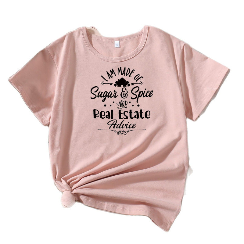T-shirt graphique chic et stylé à manches courtes pour femmes
