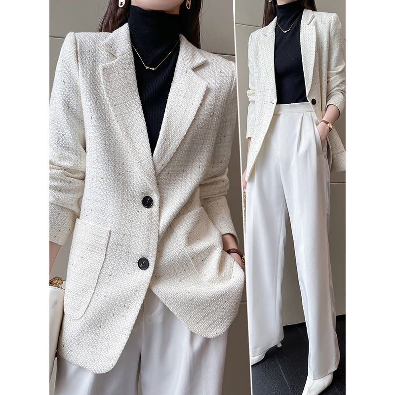 Blazer Sur-Mesure Texturé pour Femmes Chic und Stil