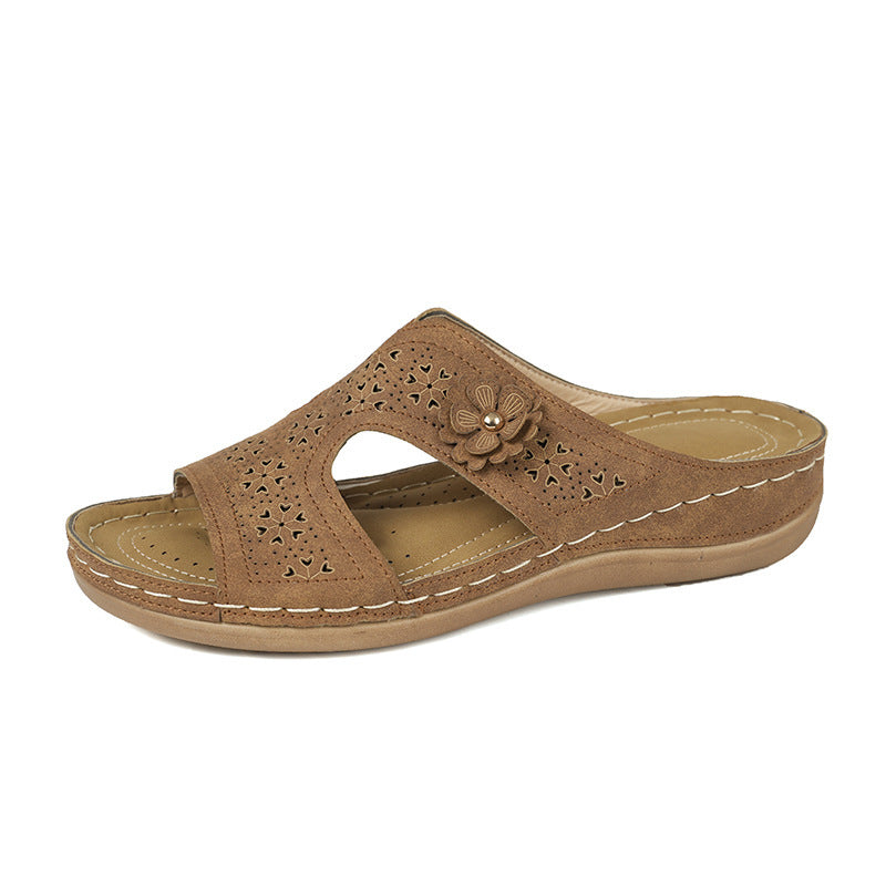 Sandales slides confort pour dames Chic und Stil