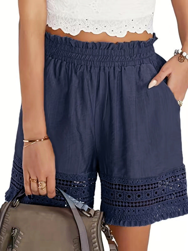 Shorts d'été en lin raffiné pour femmes Chic und Stil