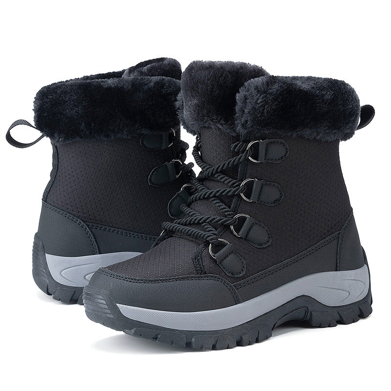 Bottes d'hiver isolées pour femmes avec doublure chaude Chic und Stil