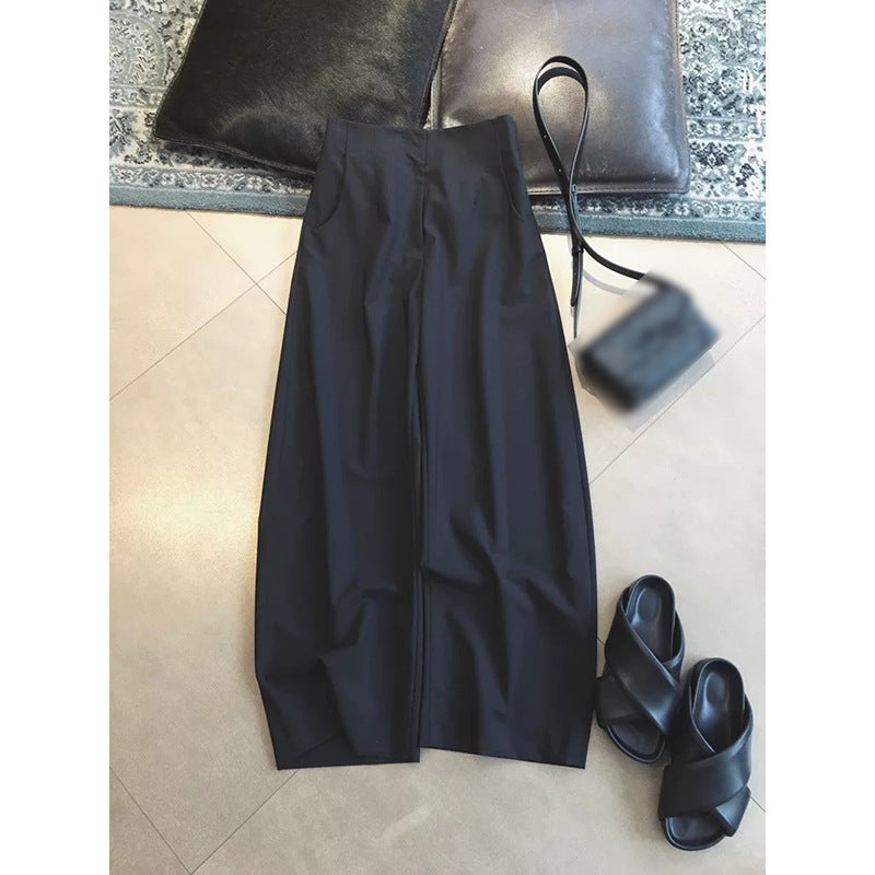Pantalons larges taille haute pour femmes Chic und Stil
